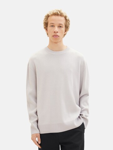 TOM TAILOR DENIM Pullover i grå: forside