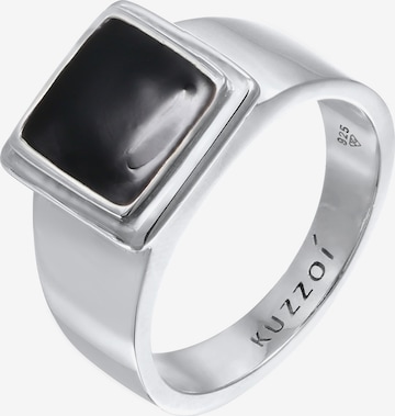 KUZZOI Ring in Silver: front