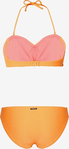 CHIEMSEE Bandeau Bikini in Orange