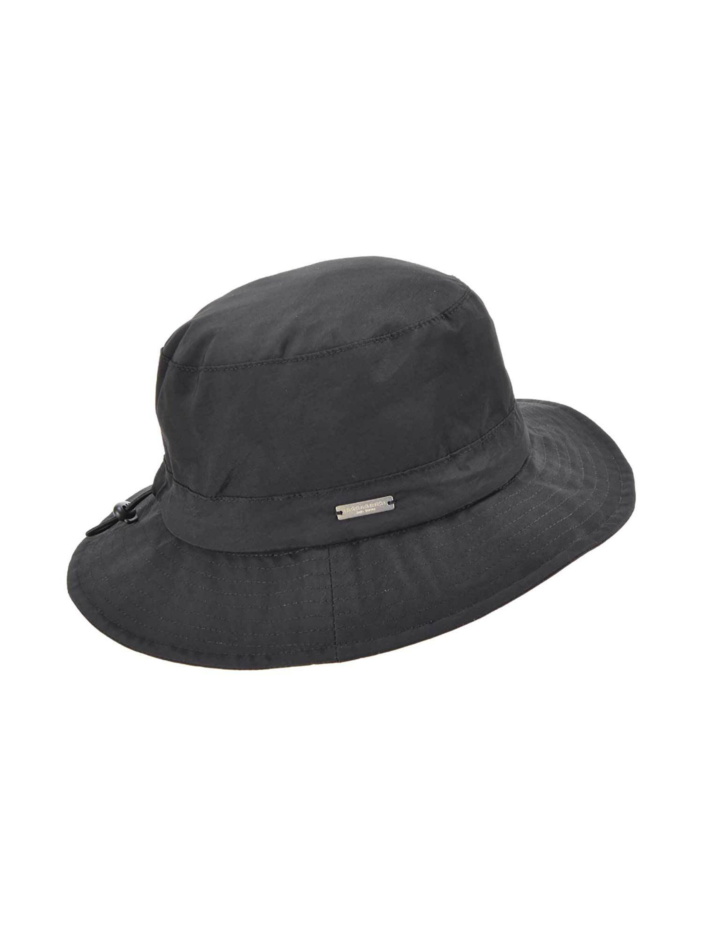 Seeberger Hat 'Hut' in Black: front