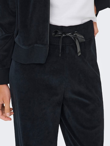 JDY Široký strih Nohavice 'JDYVIDA' - Čierna