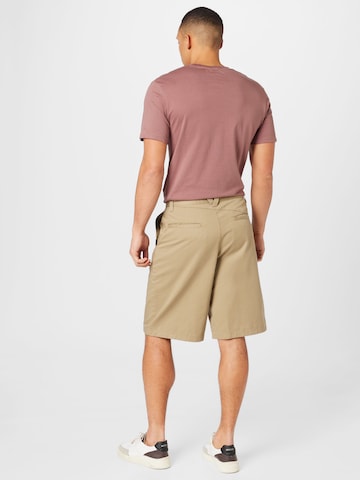 Volcom Wide Leg Shorts in Beige