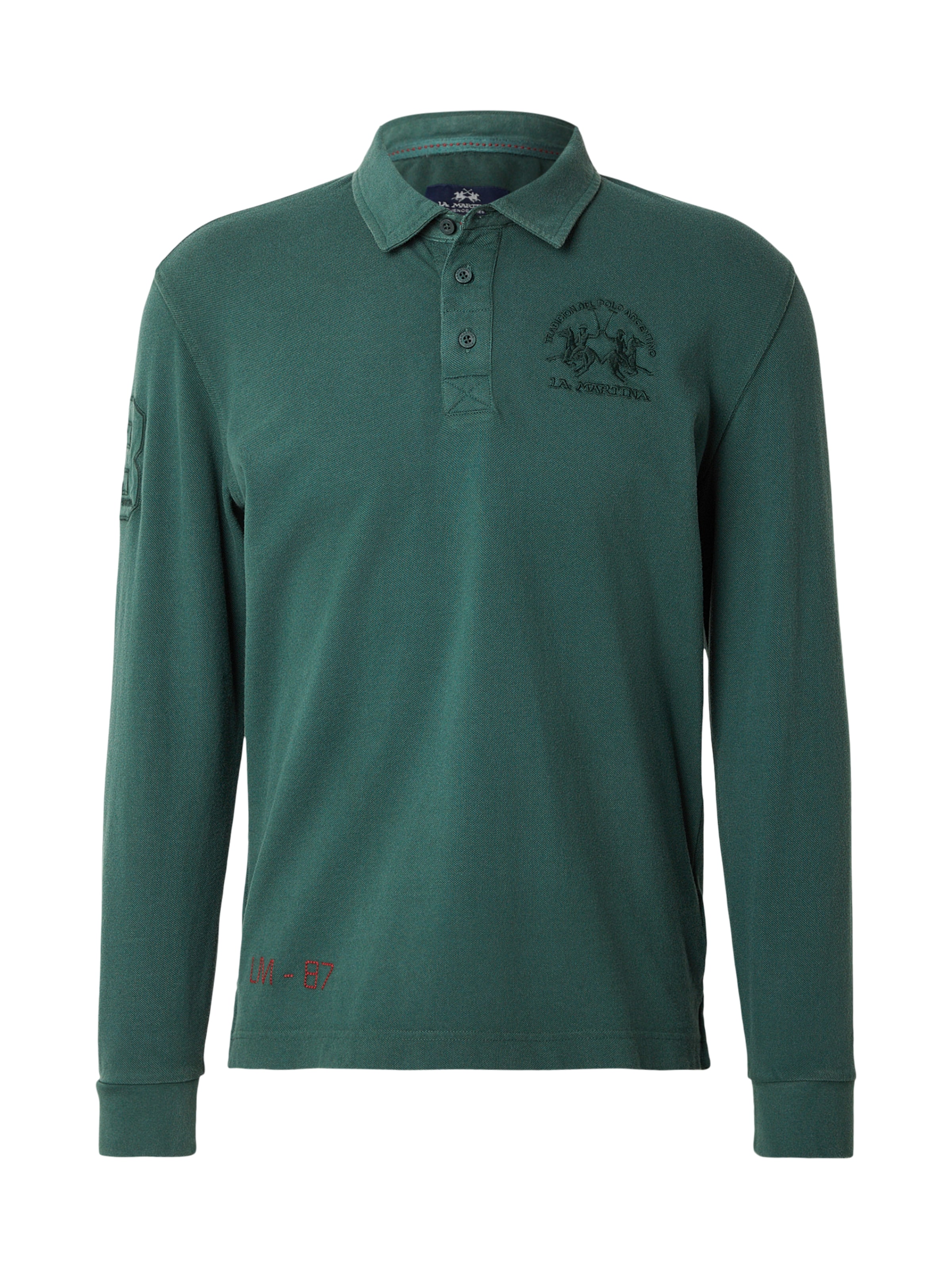 La Martina - Camiseta en verde: frente