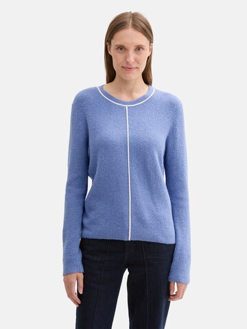 TOM TAILOR Sweater in Blue: front