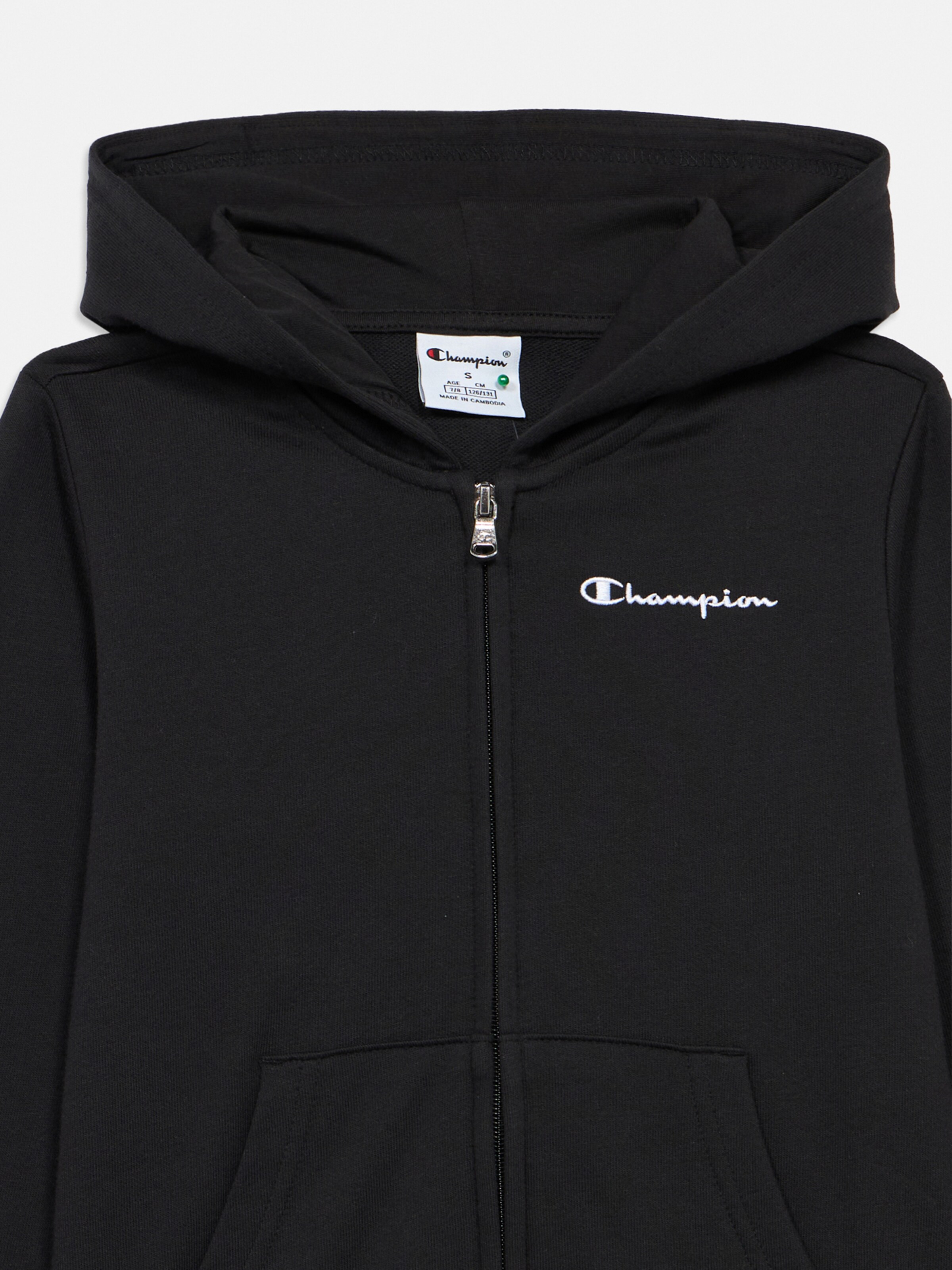 Champion Zip-Up Hoodie in Black | ABOUT YOU