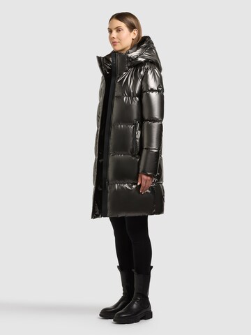 khujo - Abrigo de invierno 'Haya3 Shiny' en negro