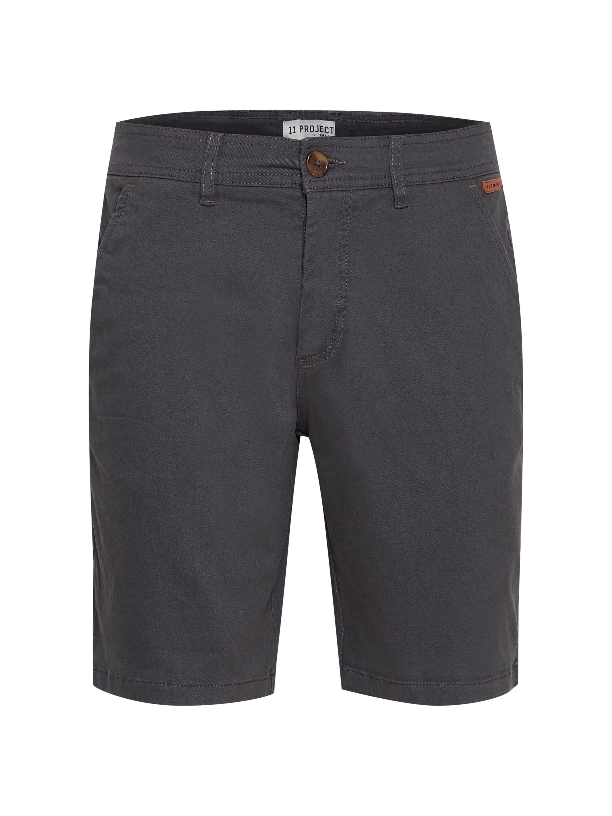 11 Project Chinohose 'GALINO' in Grau: Vorderseite