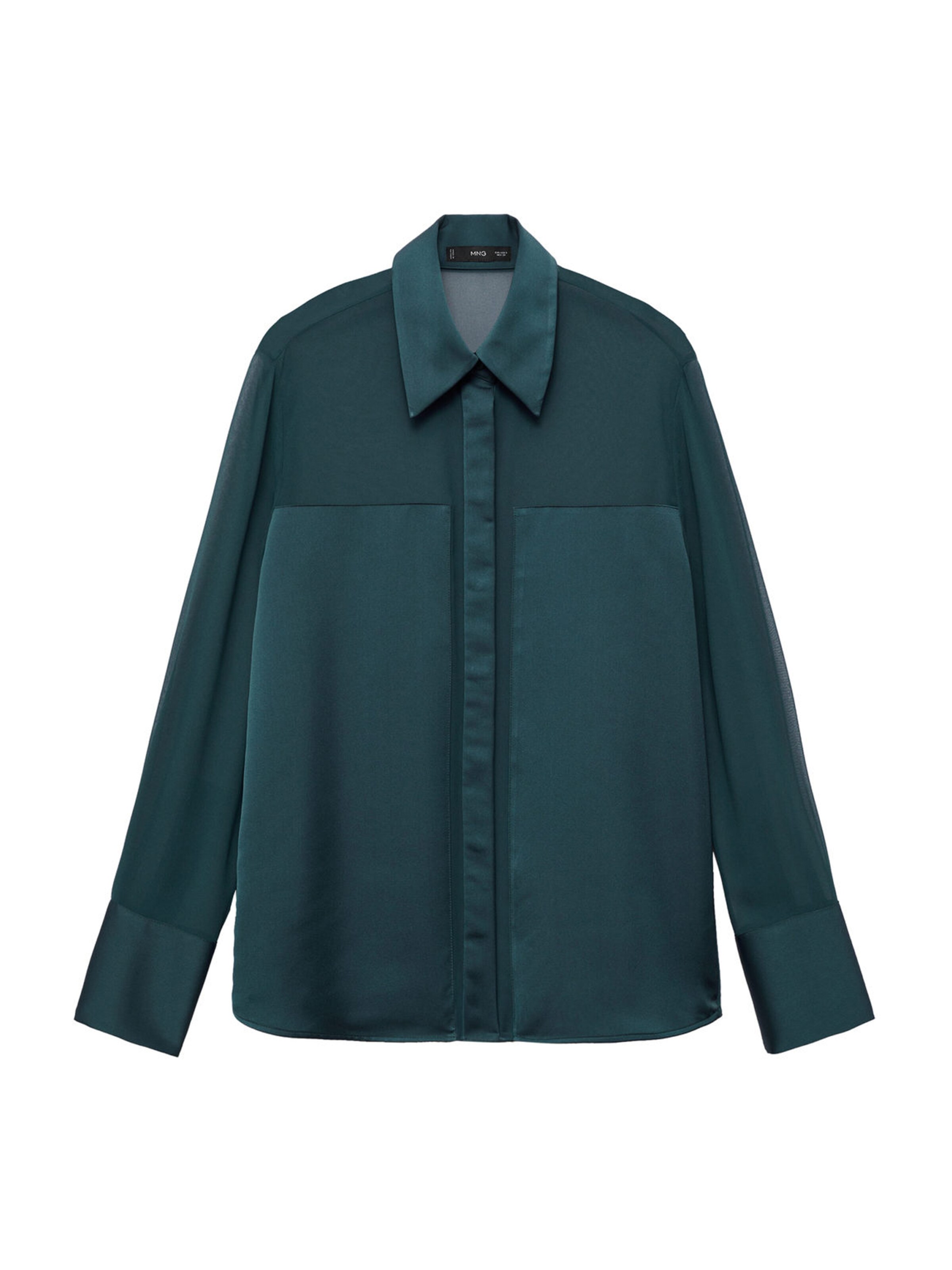 MANGO Bluse 'DOYLE' i blå: forside