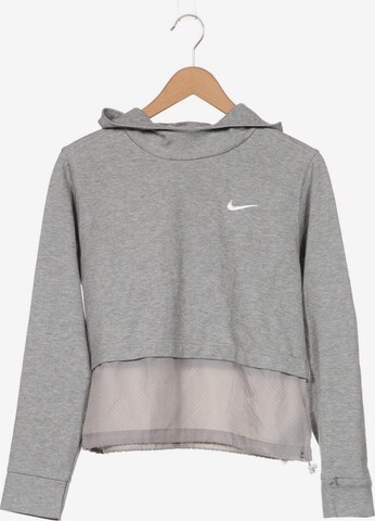 NIKE Sweatshirt & Zip-Up Hoodie in L in Grey: front