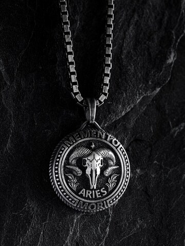 REYTEL Anhänger 'ARIES. MEMENTO MORI' in Silber