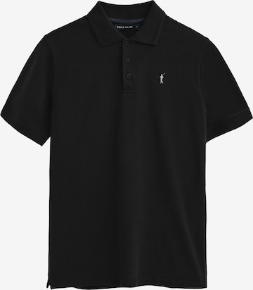 Polo Club Shirt in Schwarz: Vorderseite