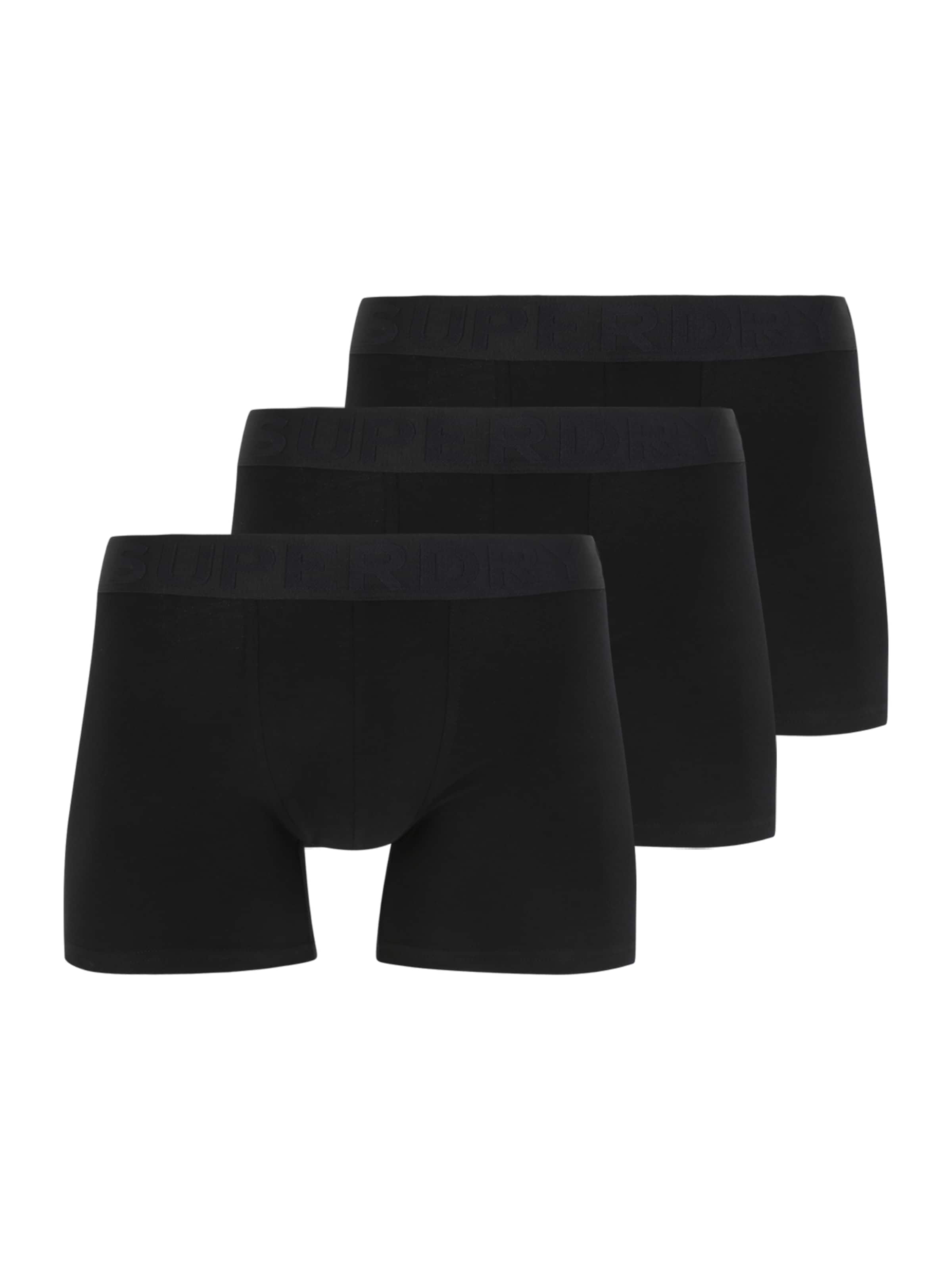 Superdry & Co Boxer shorts in Black: front