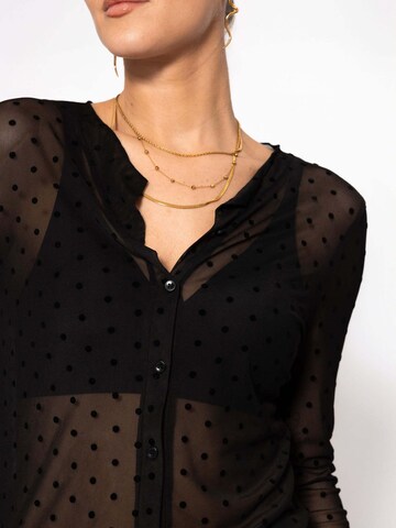 SASSYCLASSY Bluse‌‌‌‌ in Schwarz