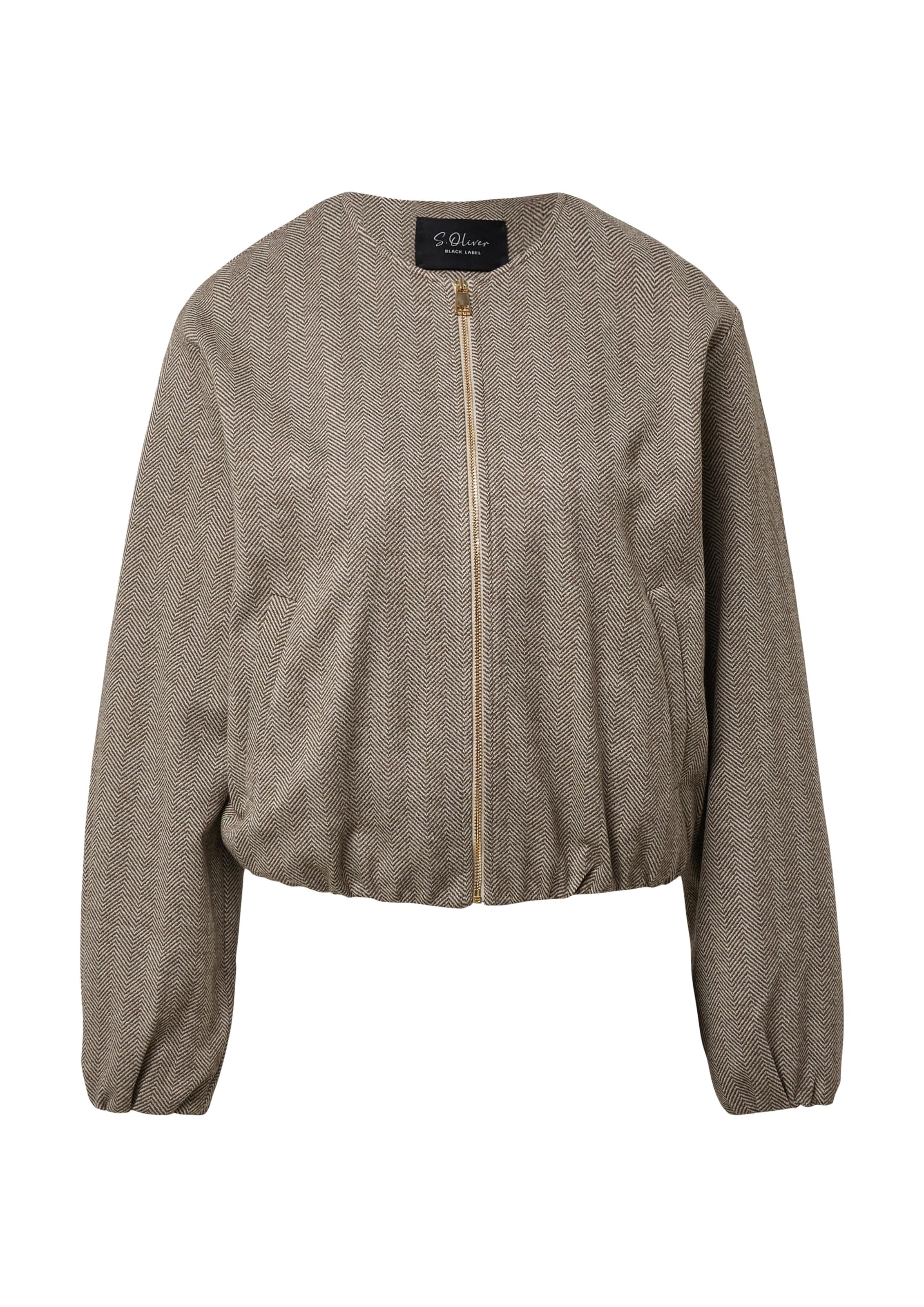 s.Oliver Prehodna jakna | rjava barva: sprednja stran