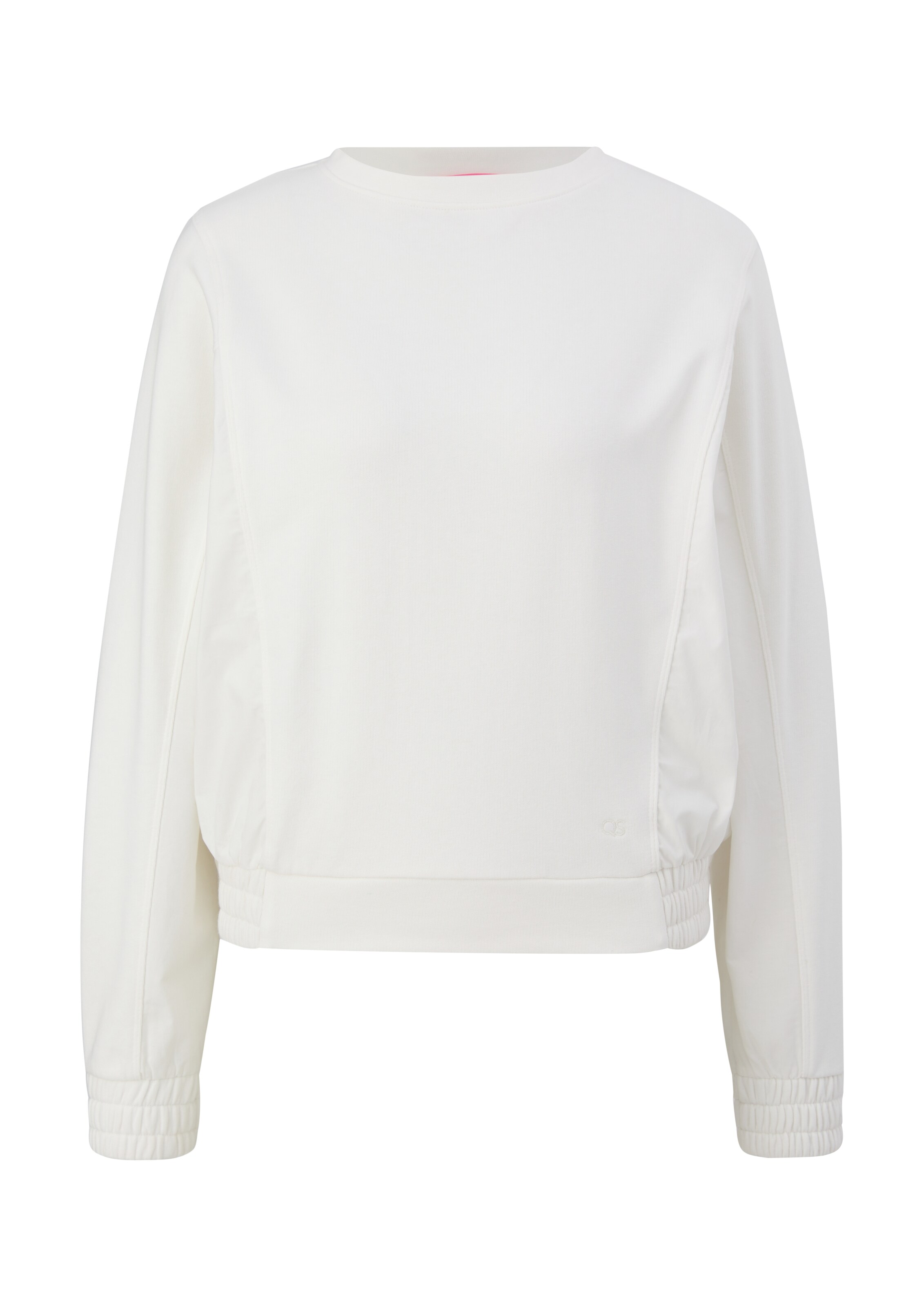 QS Sweatshirt in Beige: Vorderseite