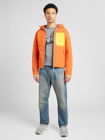 NAPAPIJRI Prehodna jakna 'HURON' | oranžna barva