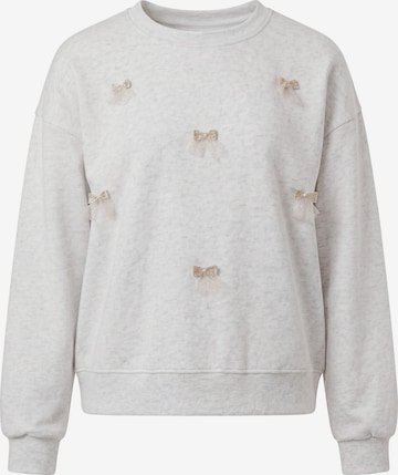 MYMO Sweatshirt 'Pop' in Grijs: voorkant