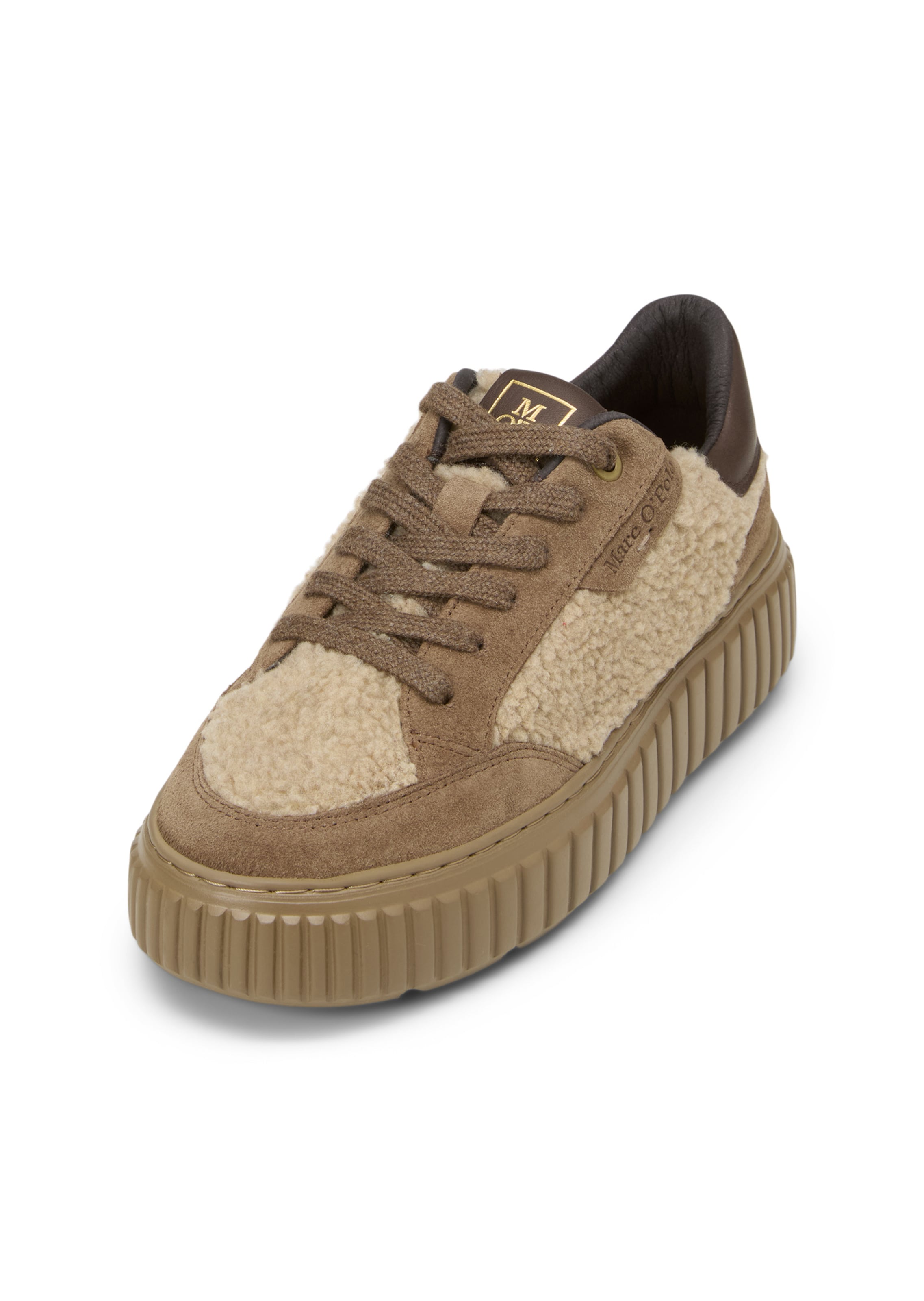 Marc O'Polo - Zapatillas deportivas bajas en marrón: frente