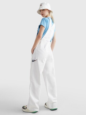 Tommy Jeans Loose fit Jean Overalls 'Dungaree' in White