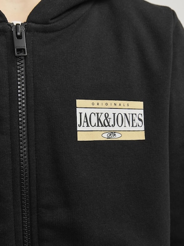 Jack & Jones Junior Sweatvest in Zwart