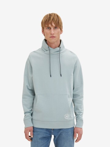 Sweat-shirt TOM TAILOR en bleu : devant