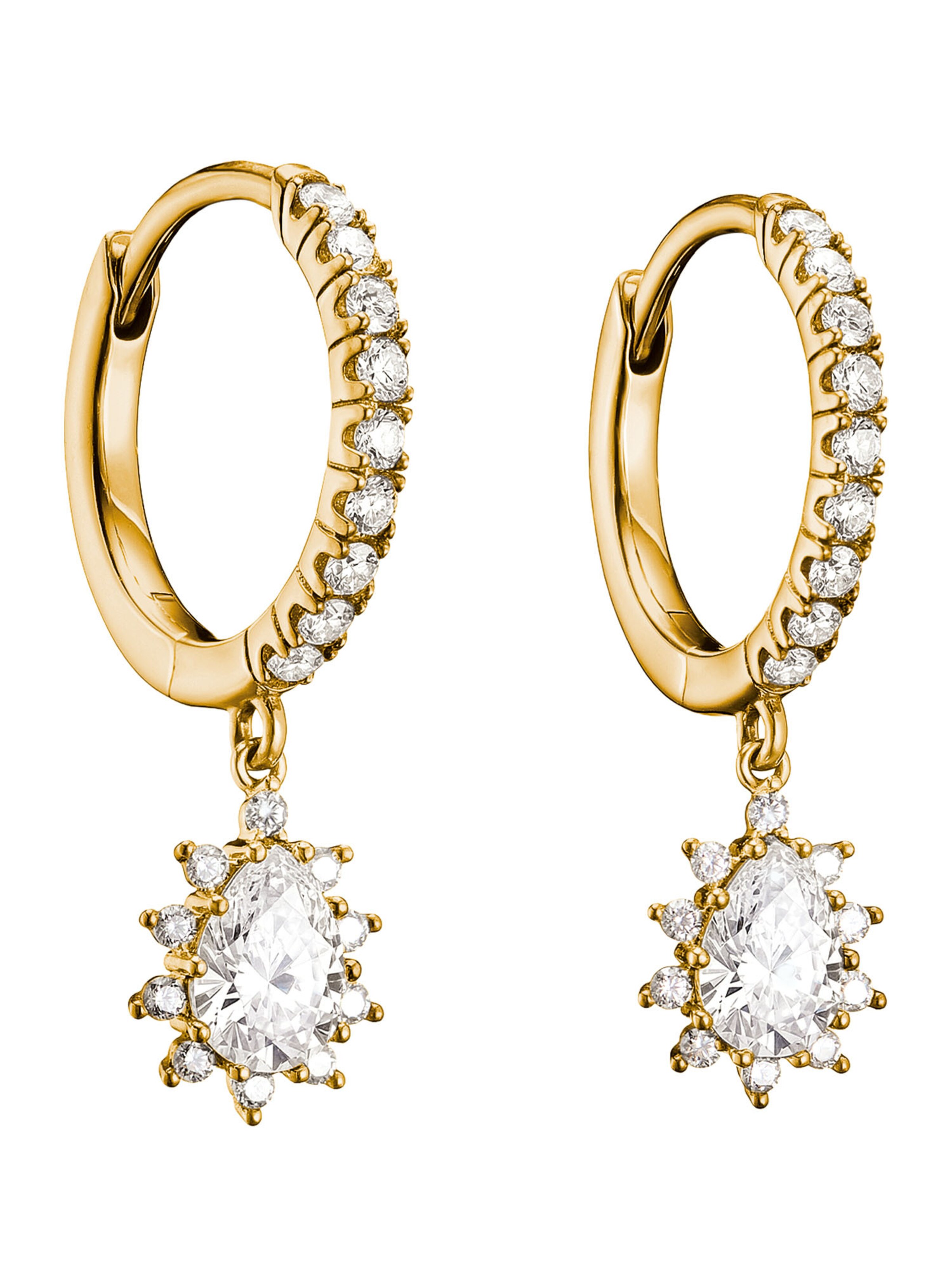Thomas Sabo Earrings in Yellow: front