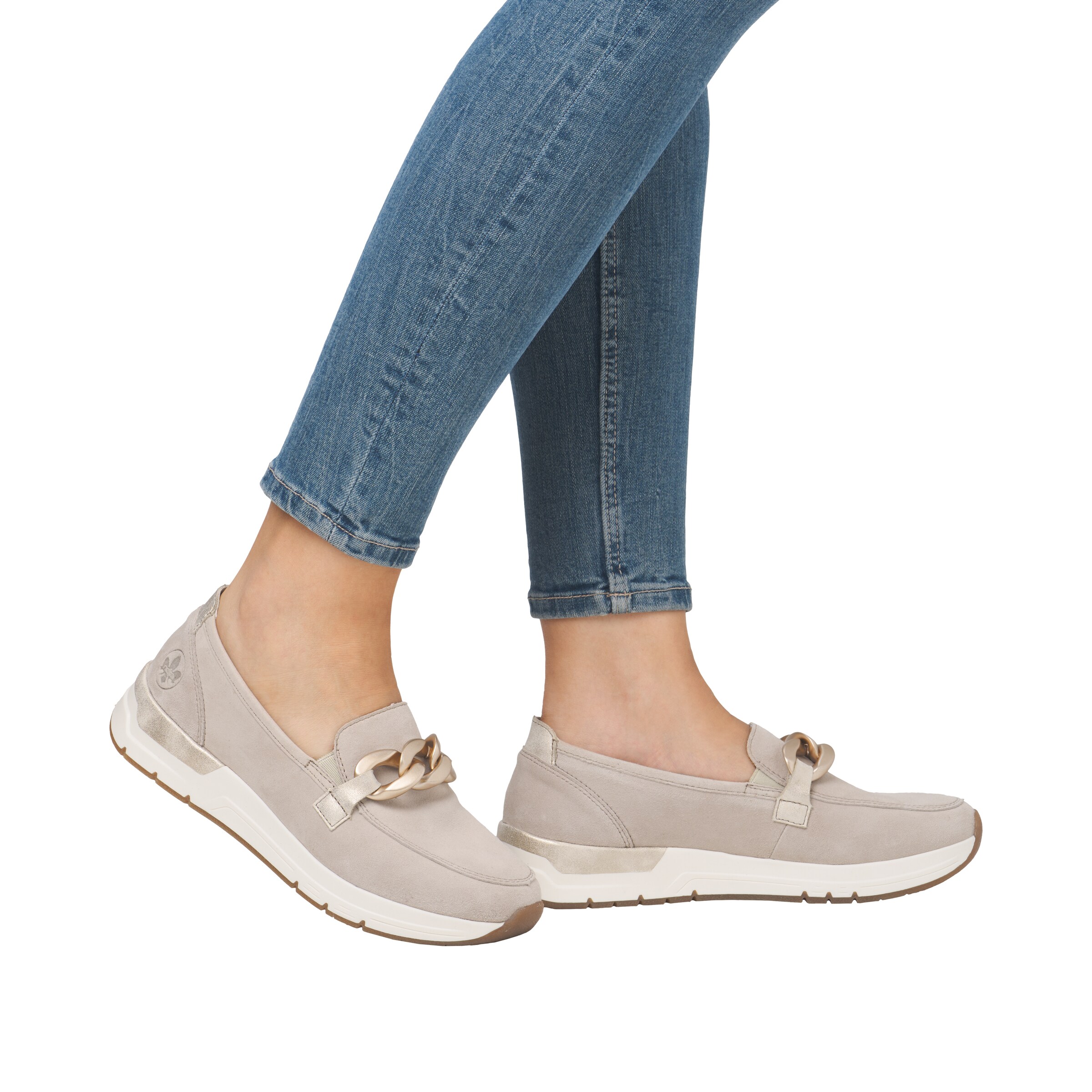 Chaussure basse Rieker en beige