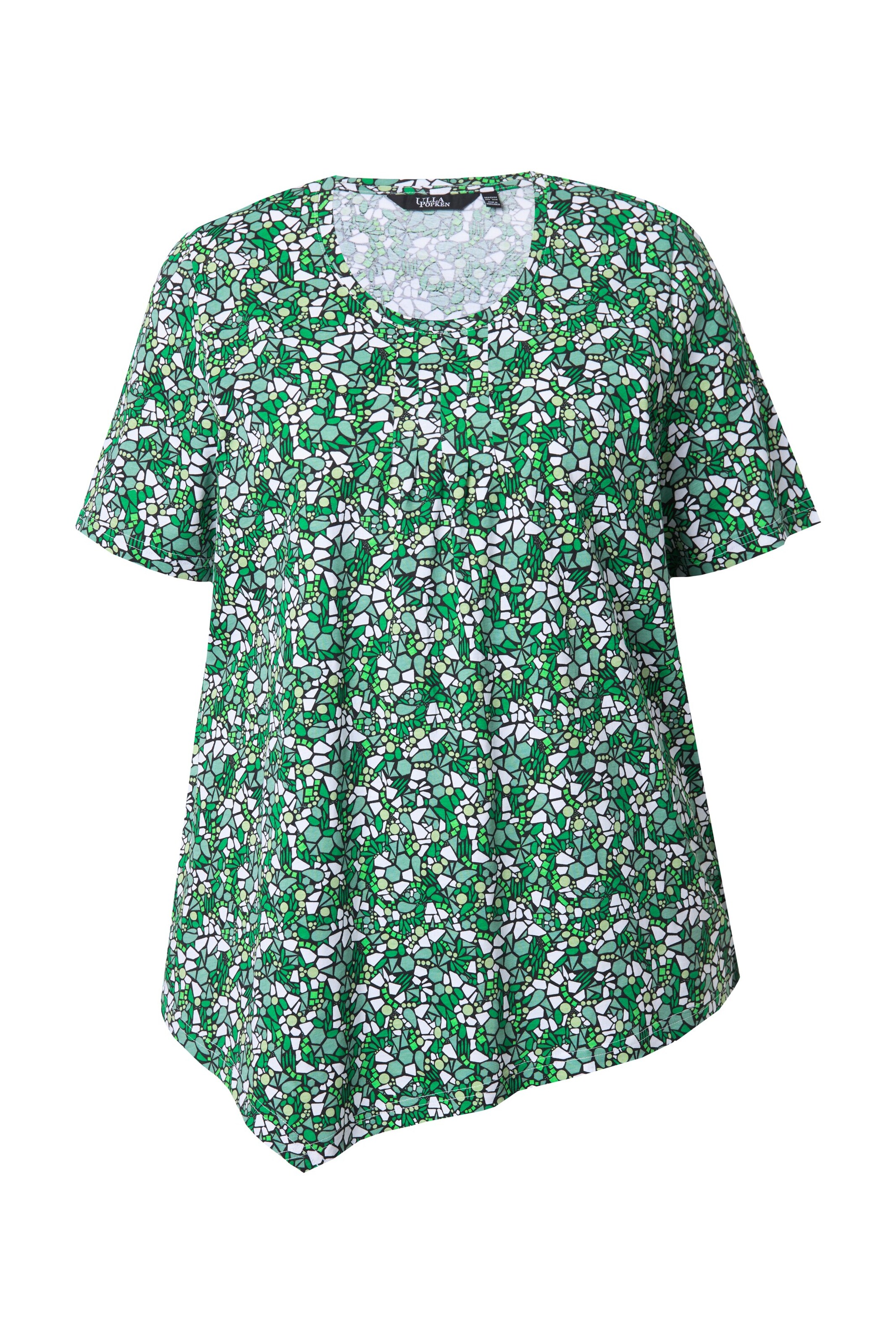 Ulla Popken Shirt in Groen: voorkant