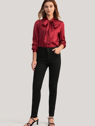 Lilysilk - Blusa 'LILYSILK Seidenbluse mit Schleife' en rojo
