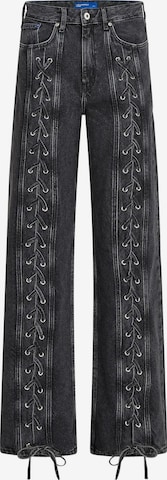 juoda KARL LAGERFELD JEANS Plačios klešnės Džinsai: priekis