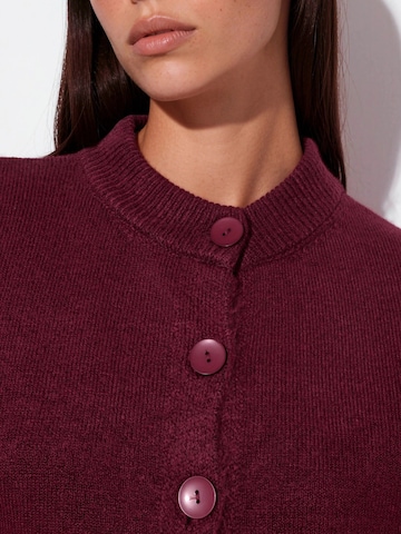 Viorna Knit cardigan 'Strickjacken' in Red