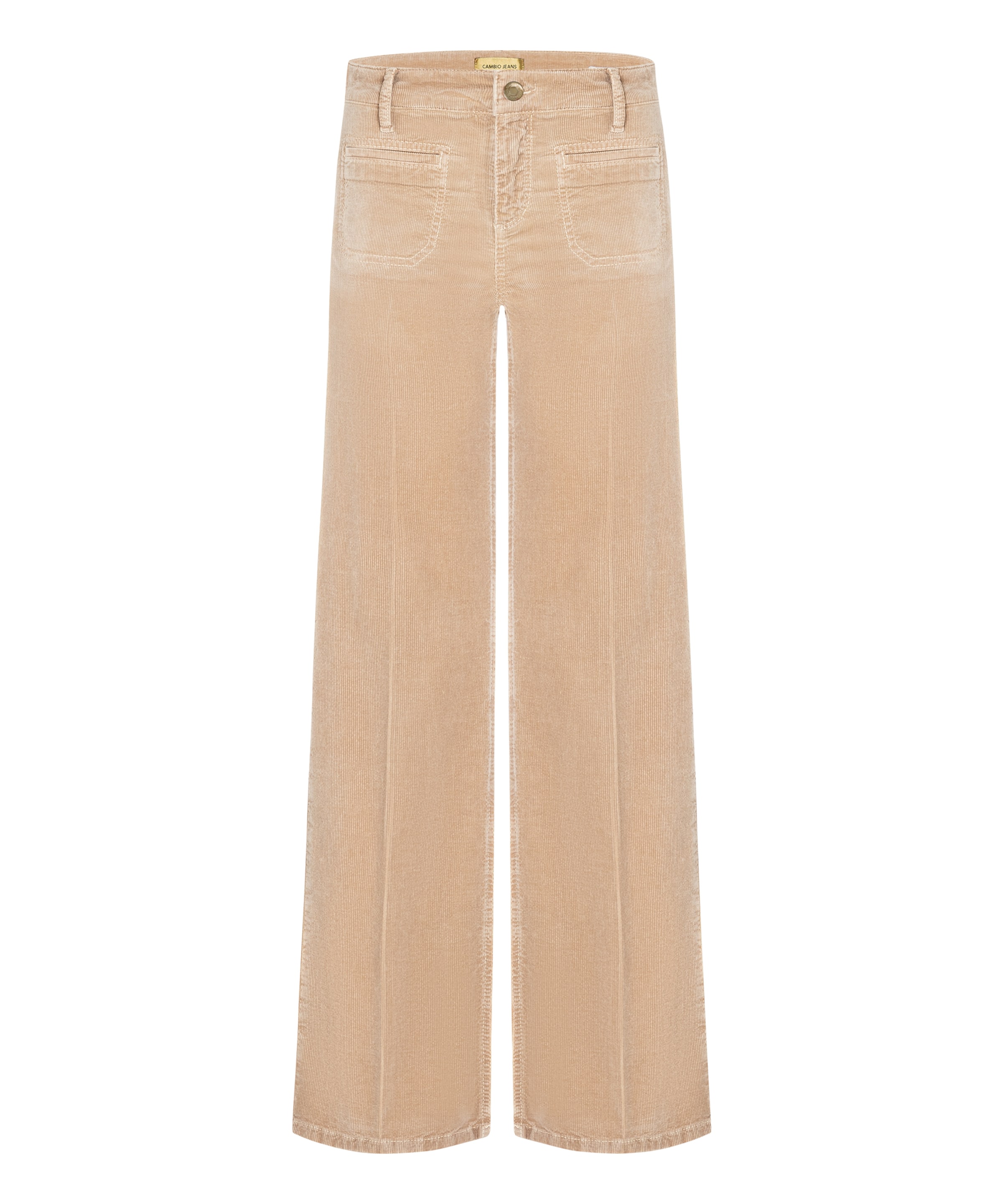 Wide Leg Pantalon 'Tess' Cambio en beige : devant