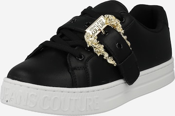 Versace Jeans CoutureNiske tenisice 'COURT 88' - crna boja: prednji dio