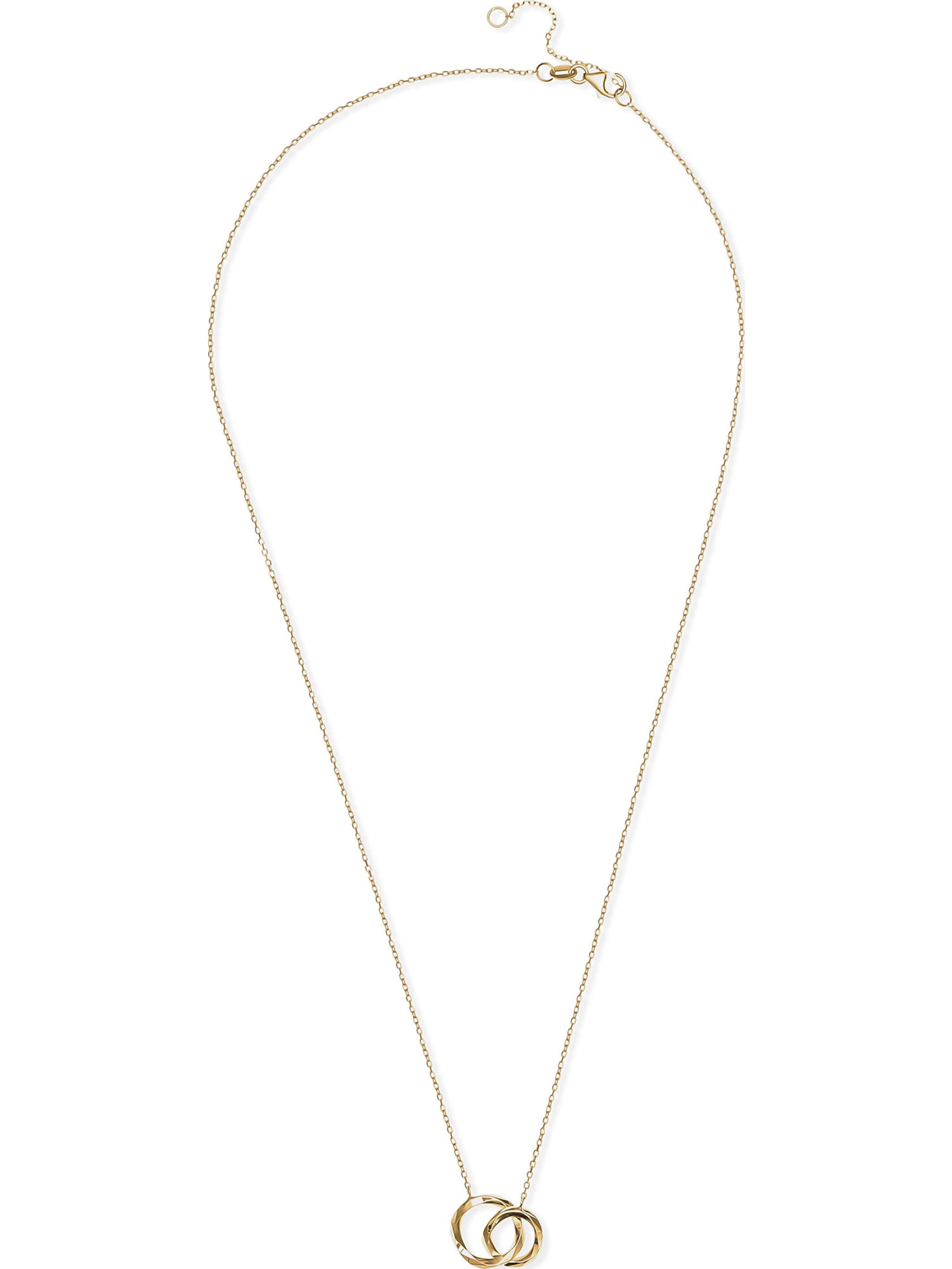 FAVS Necklace in Gold: front