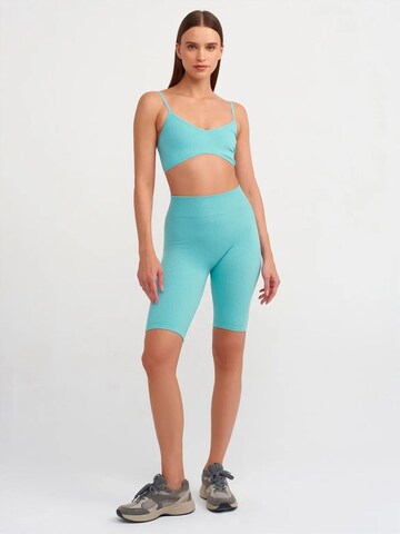 Dilvin Bustier Blouse 'Blusen' in Blauw