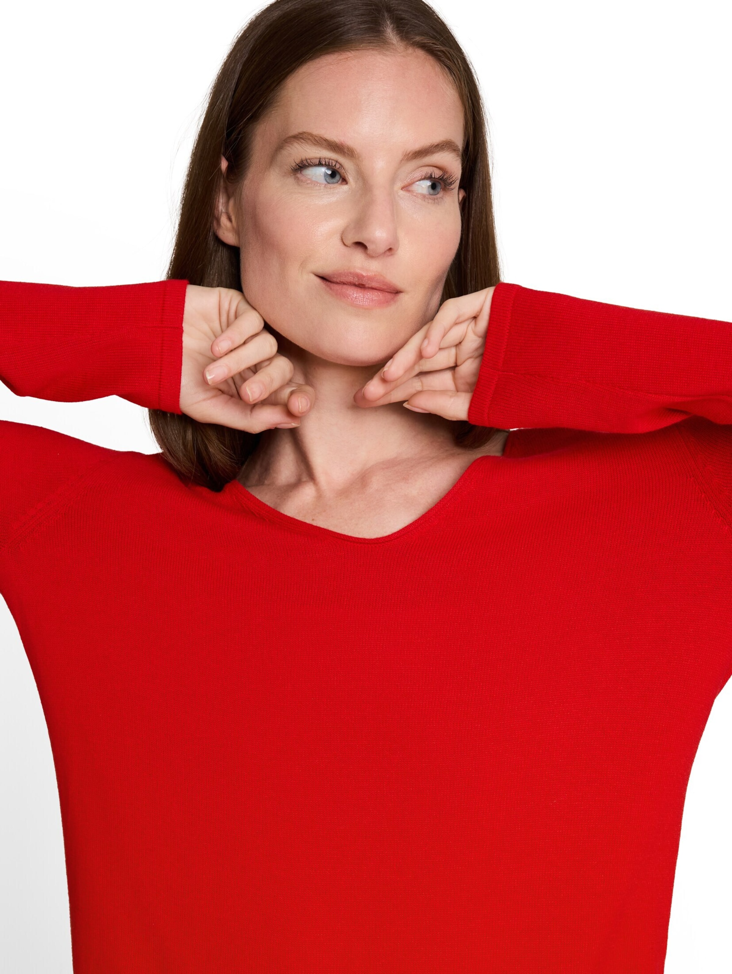 TOM TAILOR Sweater in Red