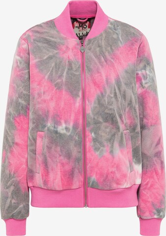 Veste de survêtement myMo ROCKS en rose : devant