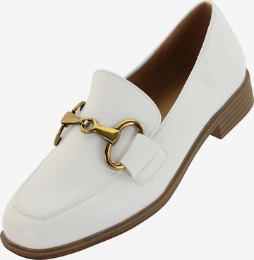 Palado Classic Flats 'Nyliss' in White: front