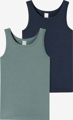 Maillot de corps '95/5' SCHIESSER en bleu : devant