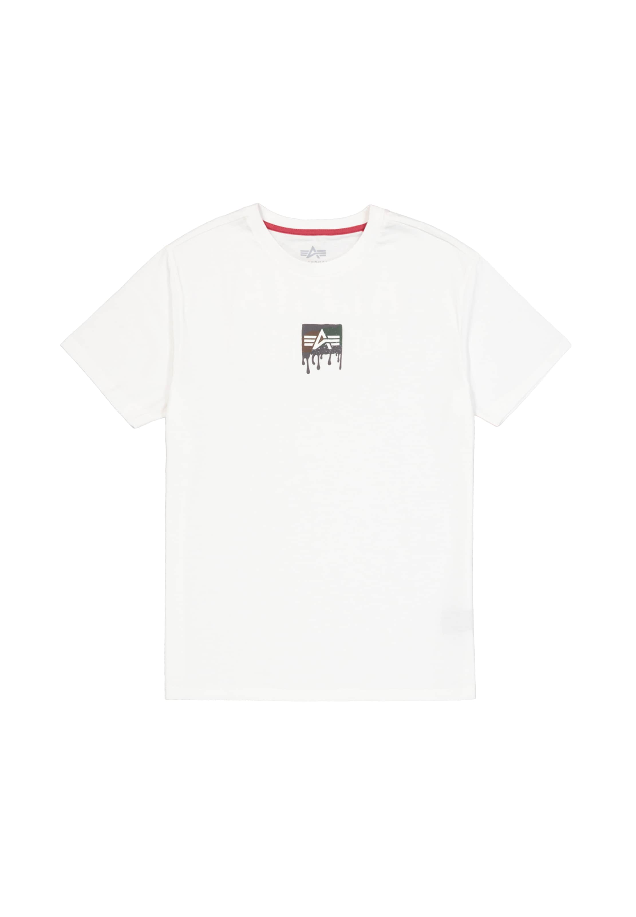ALPHA INDUSTRIES - Camiseta en blanco: frente