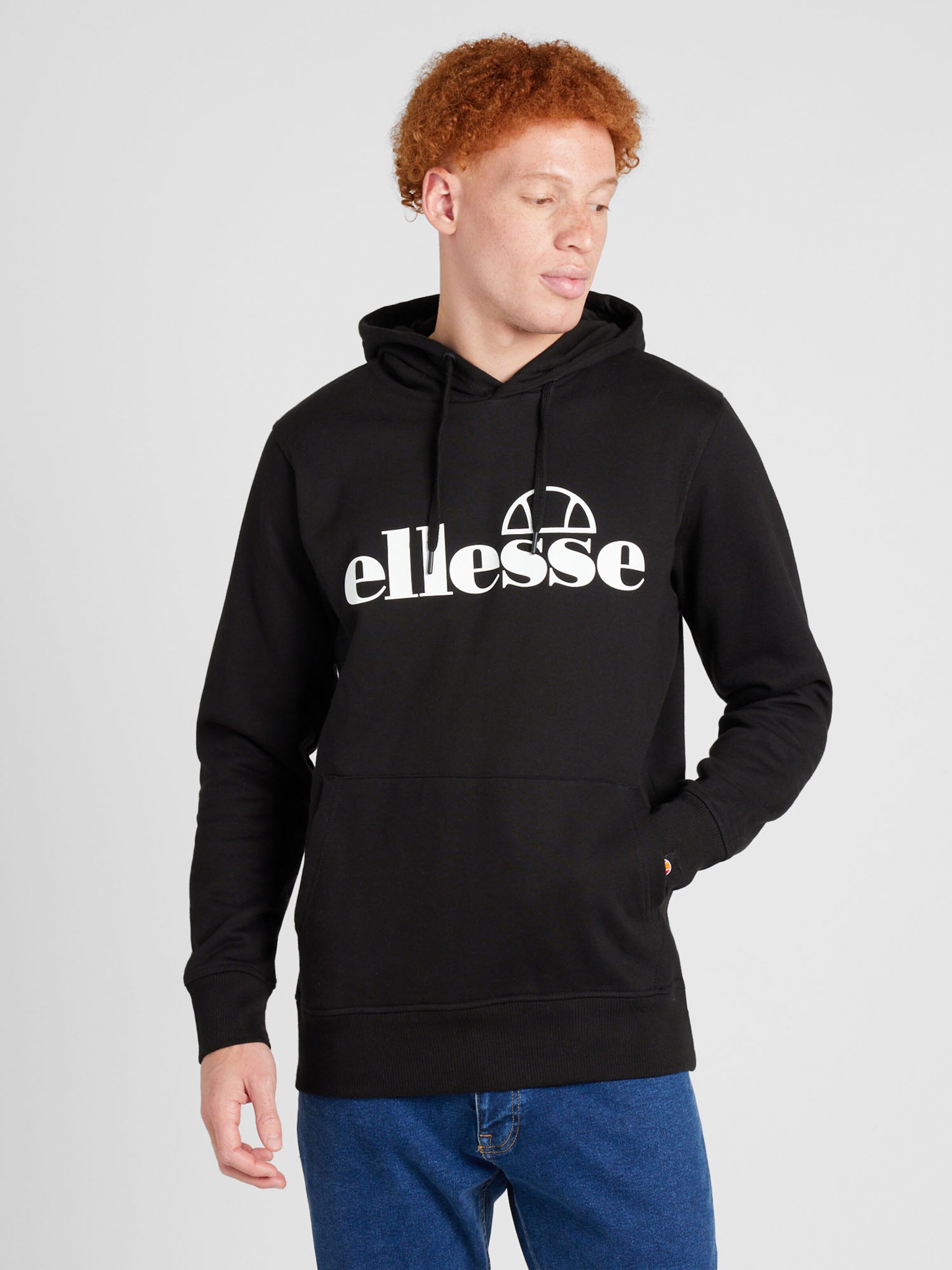 Ellesse black sweatshirt sale