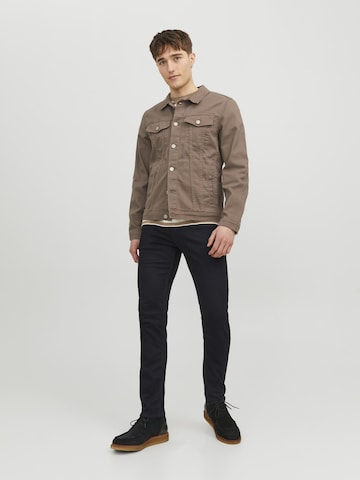 JACK & JONES Skinny Jeans 'Glenn Felix' in Black