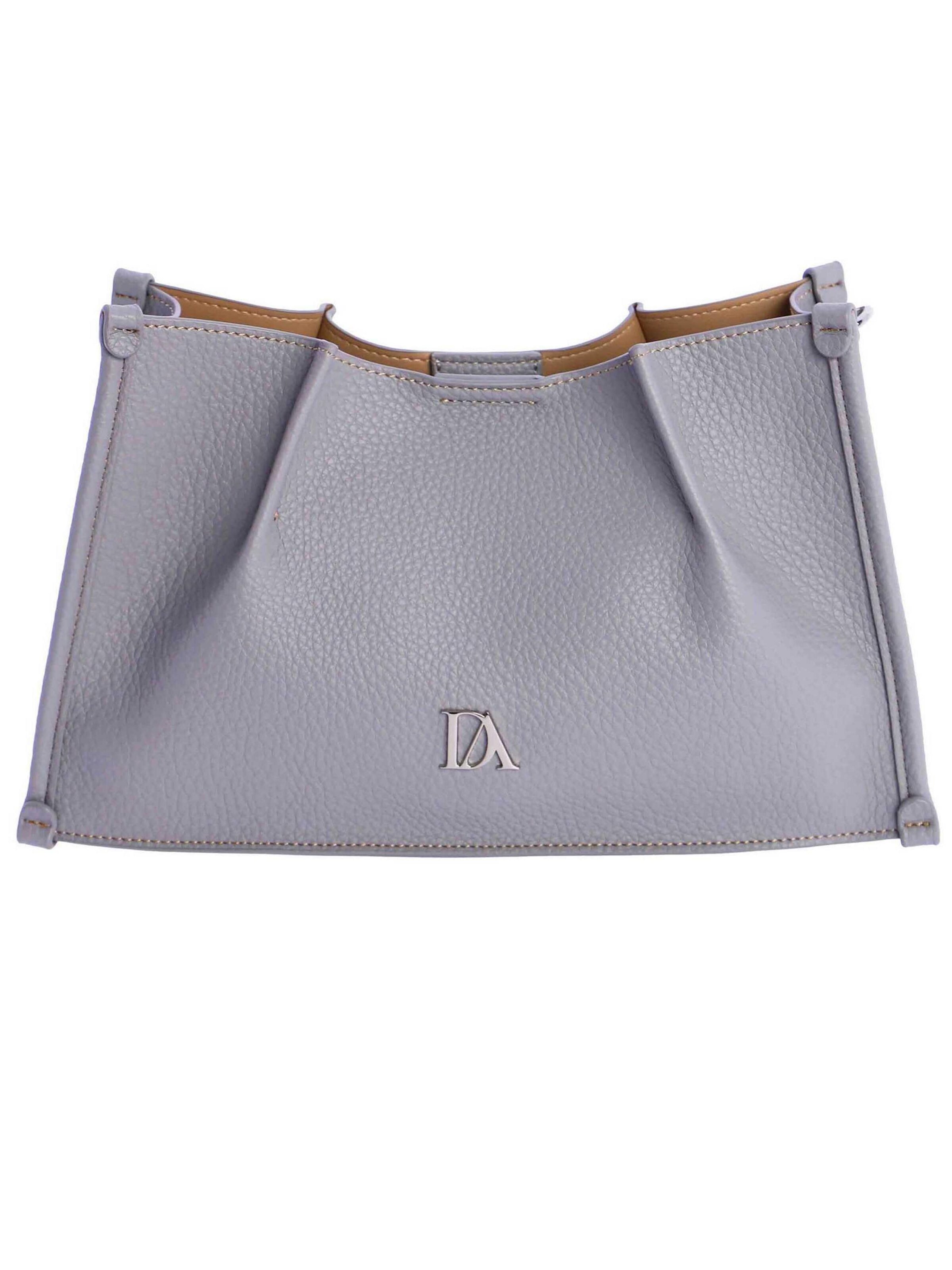 Don Algodon - Bolso de hombro 'Olimpia' en azul: frente