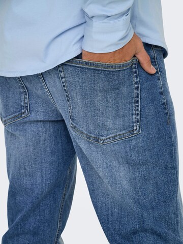 Only & Sons Baggy Jeans 'weft' in Blauw