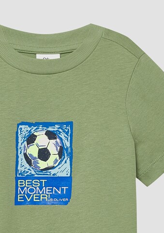T-Shirt s.Oliver en vert