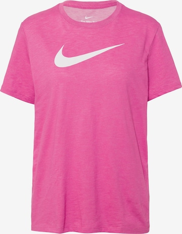 NIKE Функциональная футболка 'SWOOSH' в Ярко-розовый: спереди