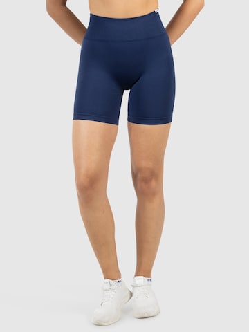 Smilodox Skinny Sports trousers 'Amaze Ultra' in Blue: front