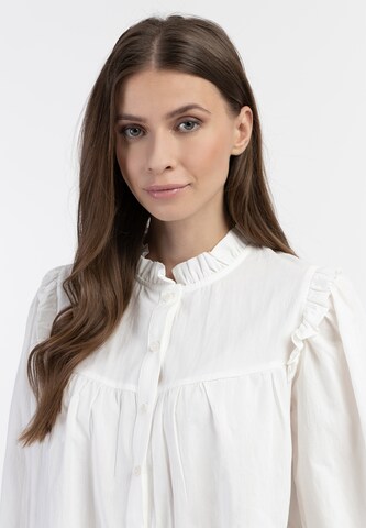 DreiMaster Vintage - Blusa en blanco