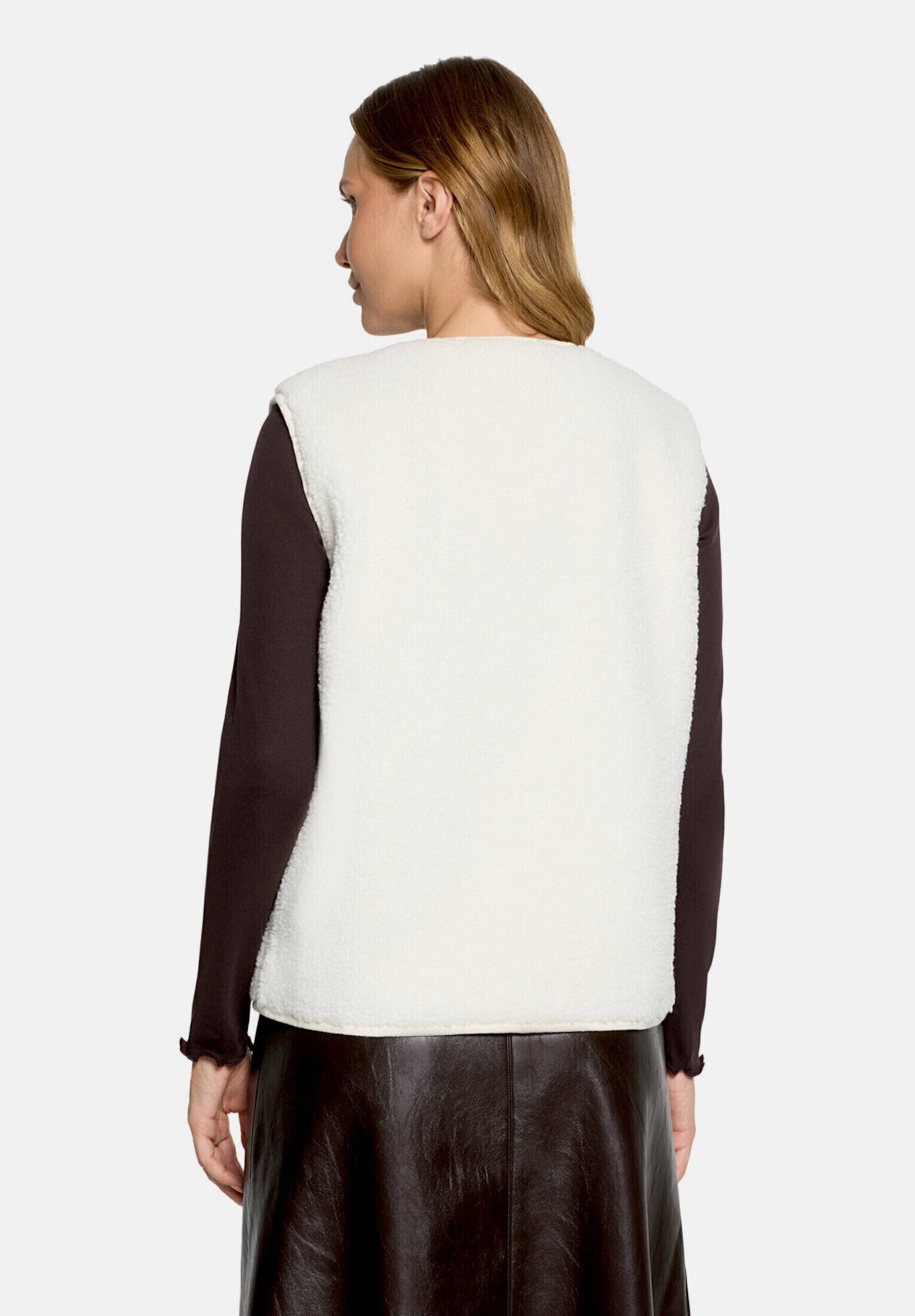 Cartoon Vest in White
