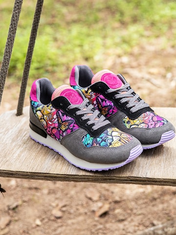 inkkas Sneaker low 'Chanterelle - Vegan Premium Sneaker | Nachhaltig & Handgefertigt.' in Mischfarben